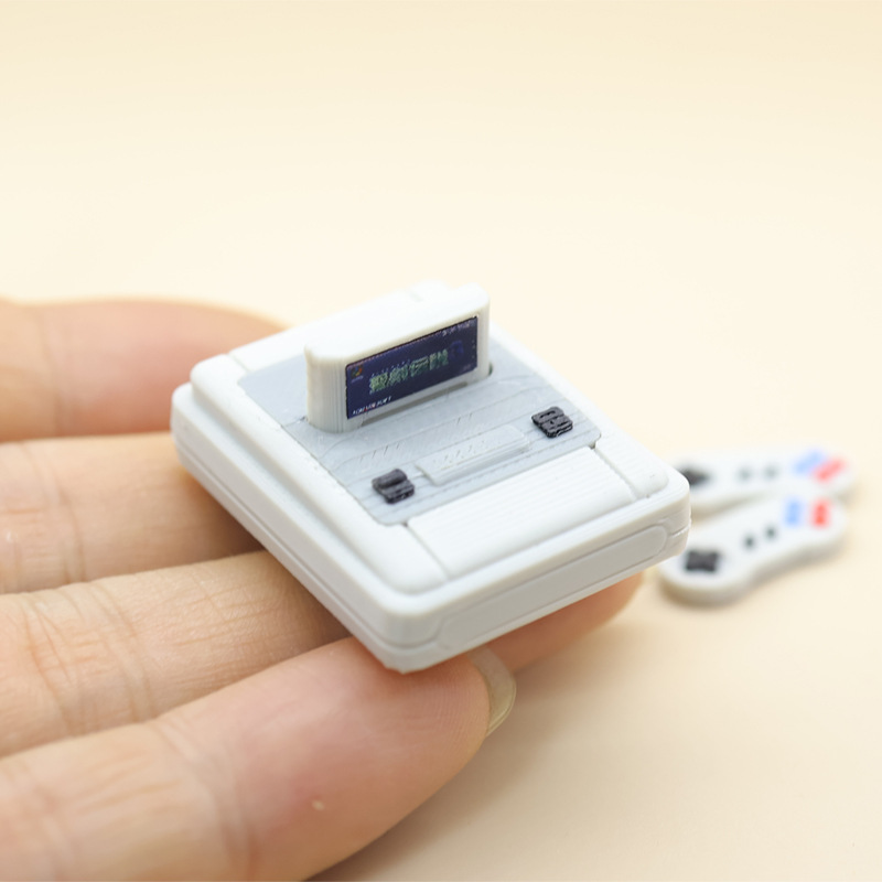 Retro Gaming Setup - 1 conjunto de Miniatura de Console