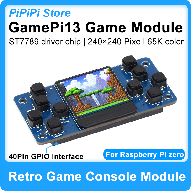 Retro Gaming Raspberry Pi Zero - Módulo de Console de Jogos Retro