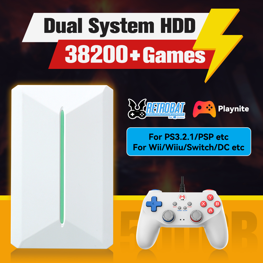 Retro Gaming Play Zone - Retrobat & playnite sistema hdd console