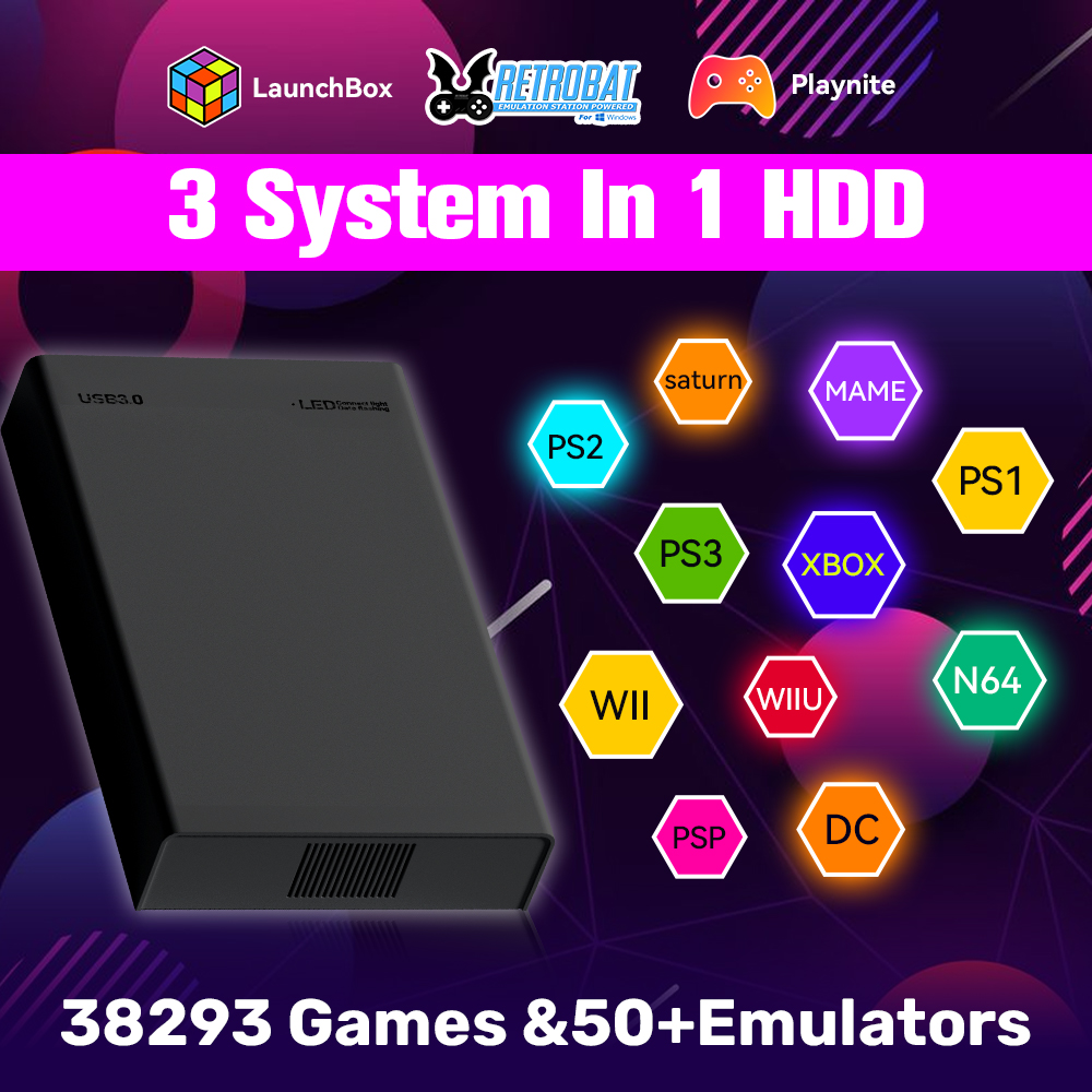Retro Gaming Play Zone - 500g retro gaming hdd console de