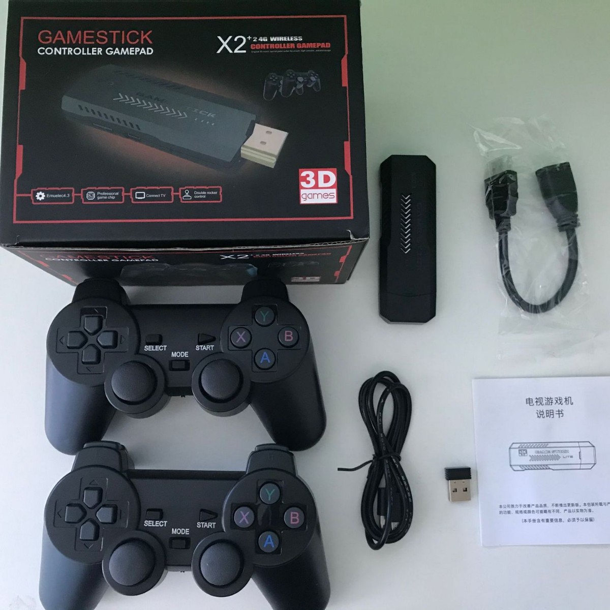 Retro Gaming X2 - Console de Videogame Retro X2 com