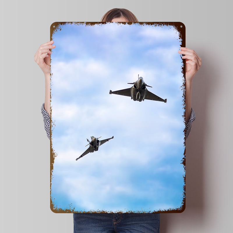 Pôster de Metal Dassault Rafal - Retro Gaming X2 avaliação e preço