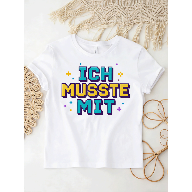 Eu Tive Que Fazer Com Camiseta - Retro Gaming Font Free avaliação e preço