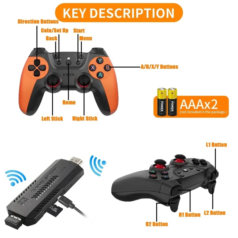 Controle Remoto de Jogo Retro  - Retro Gaming Joystick avaliação e preço