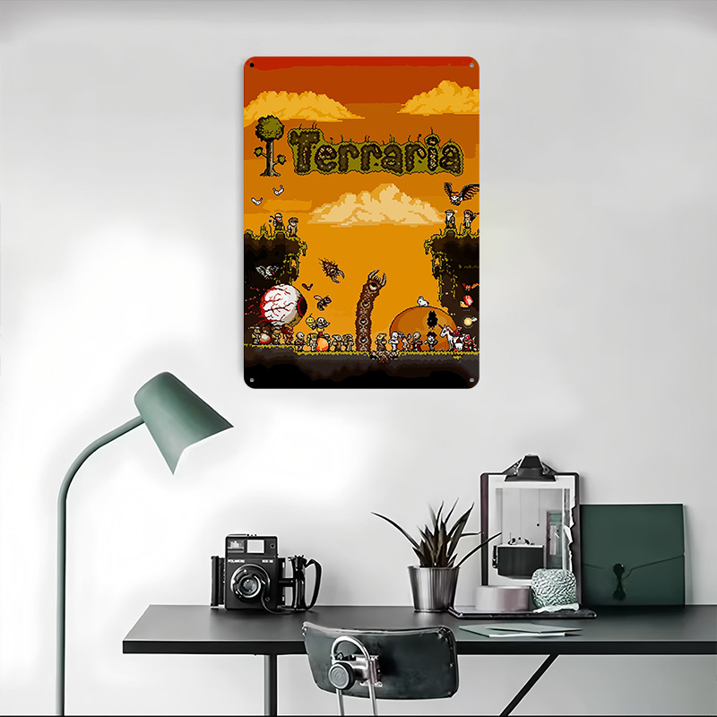 Pôster Impresso do Jogo Terrar - Retro Gaming At avaliação e preço
