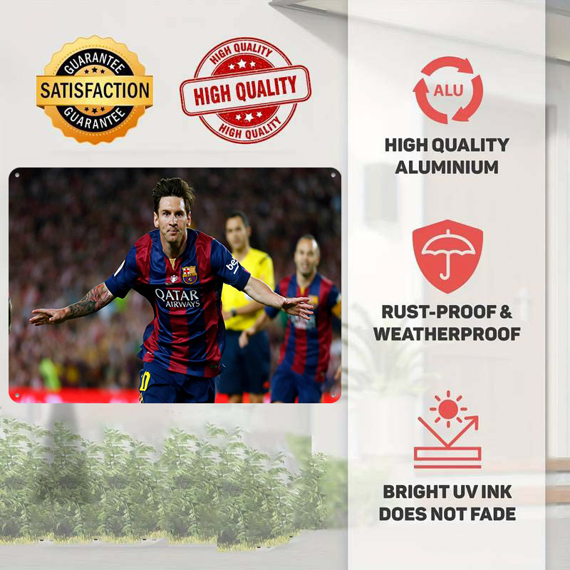 Pôster de Futebol Lionel Messi - Retro Gaming At avaliação e preço