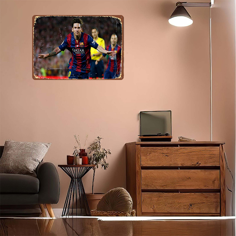 Pôster de Futebol Lionel Messi - Retro Gaming At avaliação e preço