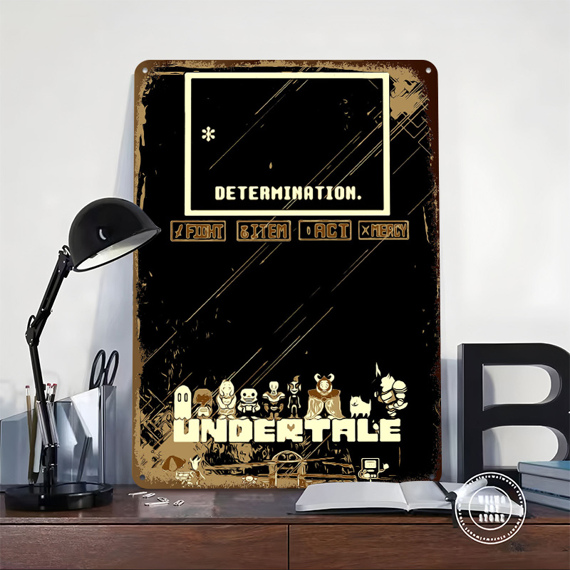 Pôster Metálico Undertale, Art - Retro Gaming At avaliação e preço